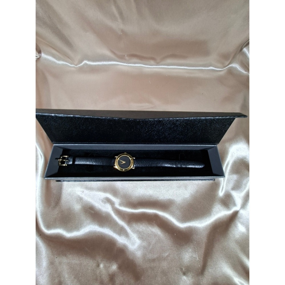 Ladies Movado Museum Swiss Quartz Black Dial Leather Strap Watch MO.01.3.14.6001 - Picture 10 of 10